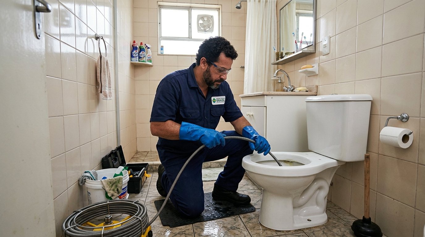 Desentupimento de vaso sanitário em Teresina-PI
