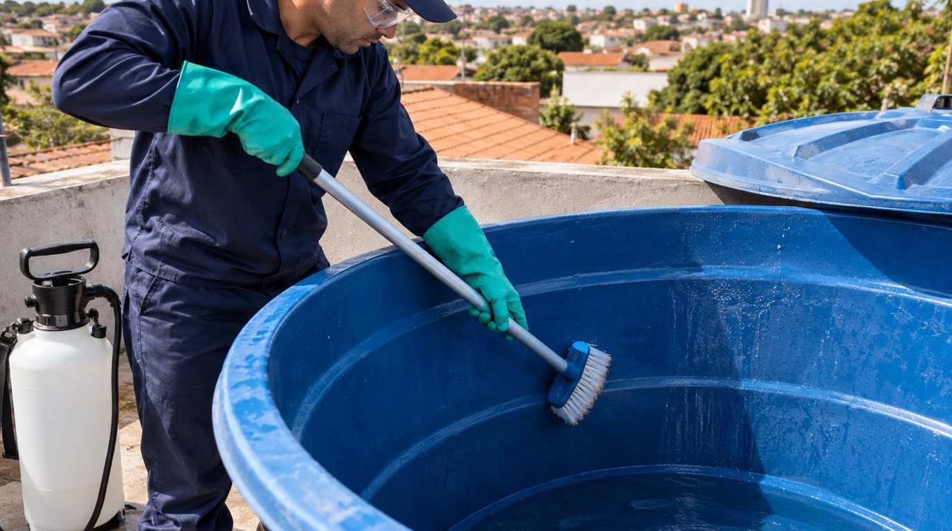Serviço em caixa d'água em Teresina-PI